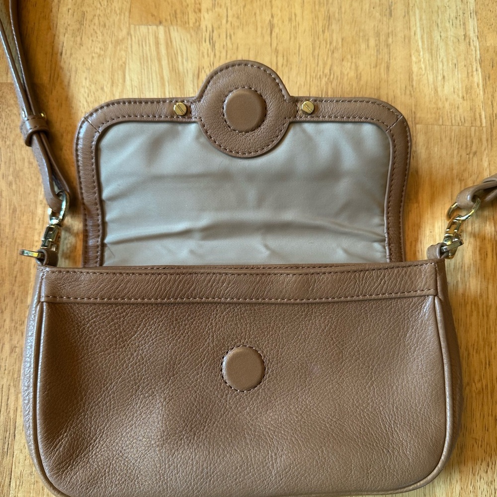 Tory Burch Brown Leather Crossbody Bag - Picture 6 of 11
